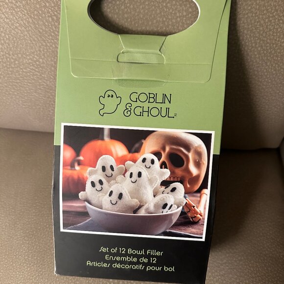 Goblin & Ghoul Halloween Ghosts Bowl Filler - 12 pieces - New in Pkg. - Picture 2 of 2
